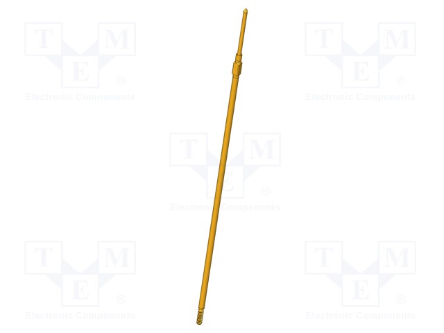 Needle-like test probe; Operational spring compression: 4.3mm