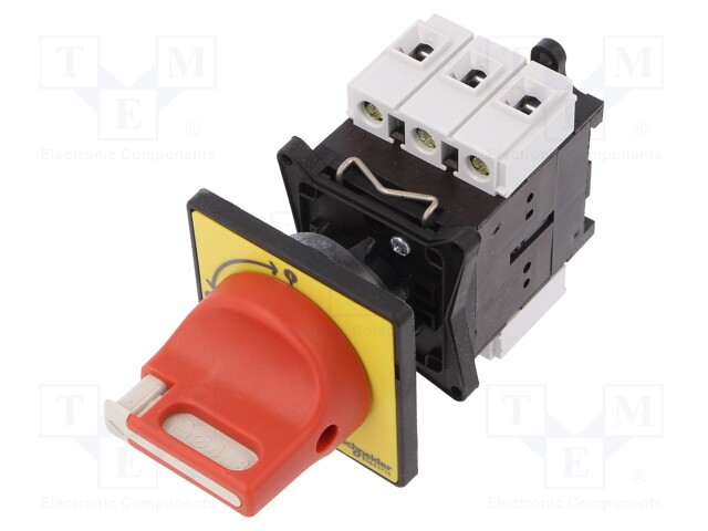 Main emergency switch-disconnector; Poles: 3; on panel; 25A; IP65