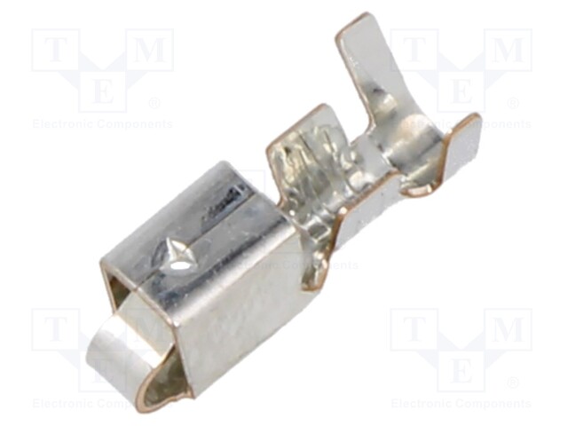 Contact; female; phosphor bronze; tinned; 0.5÷1.25mm2; VH; crimped