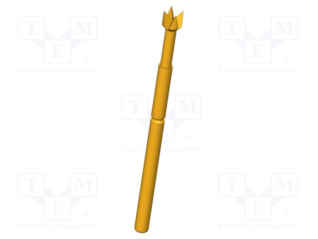 Needle-like test probe; Operational spring compression: 2.7mm