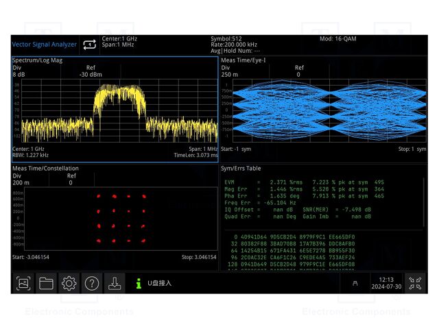 Expansion option; Additional functions: vector signal analysis