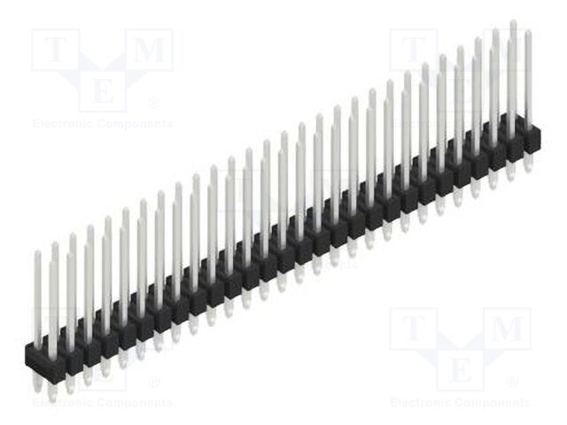 Connector: pin strips; pin header; male; PIN: 56; 2.54mm; THT; 2x28