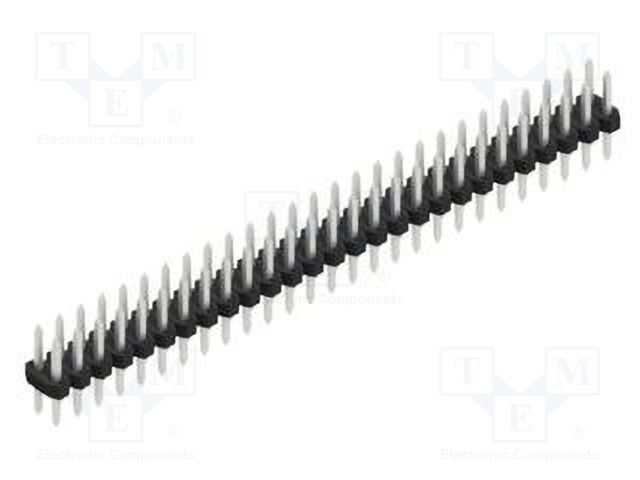 Connector: pin strips; pin header; male; PIN: 54; 2mm; THT; 2x27