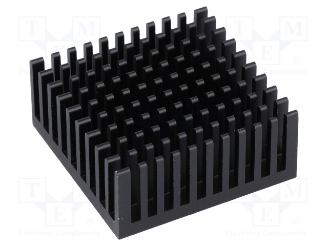 Heatsink: extruded; black; L: 37.92mm; W: 38.1mm; H: 16.51mm