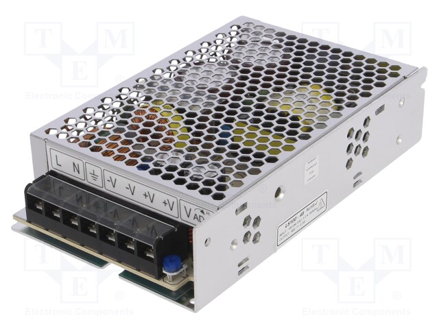 Power supply: industrial; single-channel,universal; 100W; 48VDC