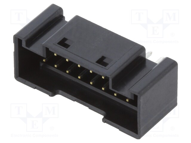 Socket; wire-board; male; DF51K; 2mm; PIN: 18; THT; on PCBs; 250V; 2A