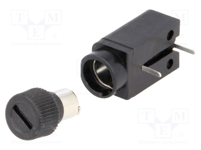 Fuse holder; cylindrical fuses; Mounting: THT; 5x20mm; -40÷85°C
