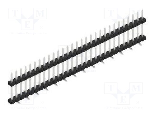 Connector: pin strips; pin header; male; PIN: 29; 2mm; SMT; 1x29