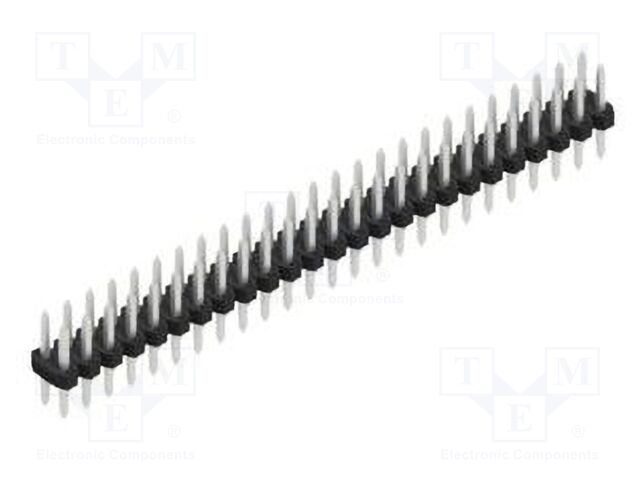 Connector: pin strips; pin header; male; PIN: 50; 2mm; THT; 2x25