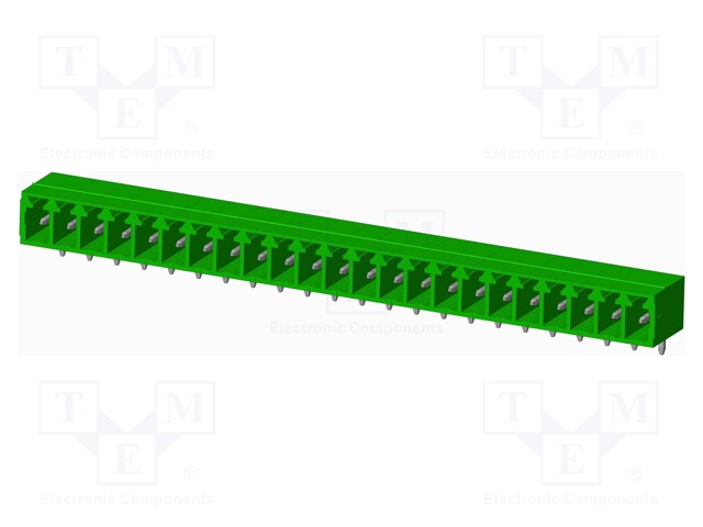 Connector: pluggable terminal block; socket; male; angled 90°
