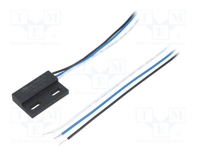 Reed switch; Range: 11mm; Pswitch: 5W; 28.57x19.05x6.35mm; 0.25A