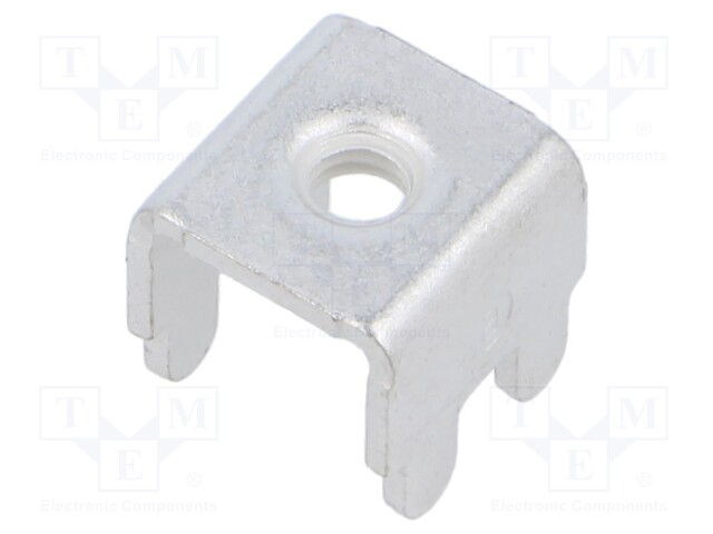 Straight; Plating: tinned; THT,screw terminal; Contacts: copper