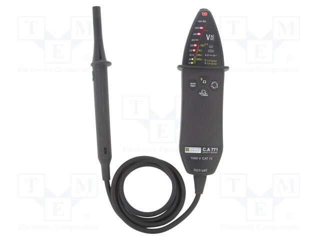 Tester: electrical; 15 LED; 50÷1000VAC; IP65