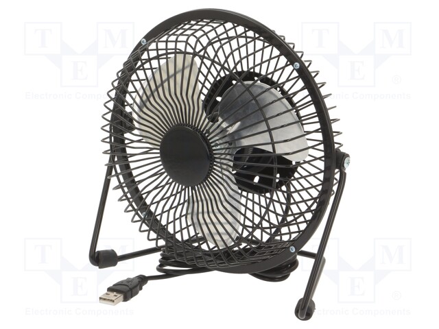 Fan: DC; 3W; 5V; Ø: 150mm; Len: 1m; 185x190x100mm; Plug: straight