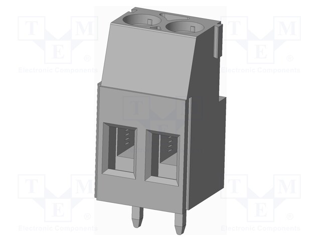 Connector: PCB terminal block; terminal; Plating: tinned; on PCBs
