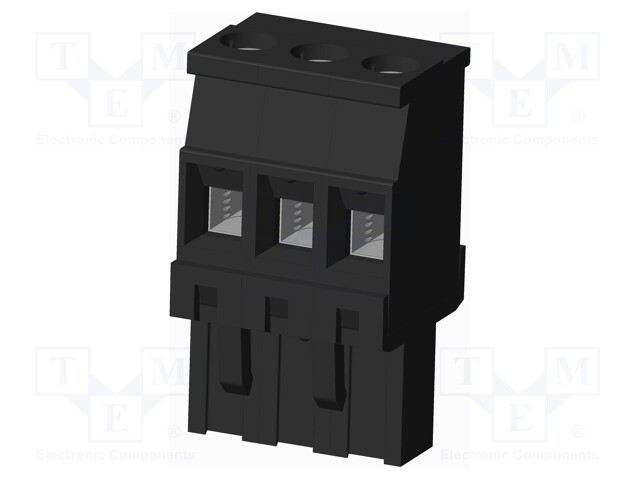 Connector: pluggable terminal block; plug; female; angled 90°