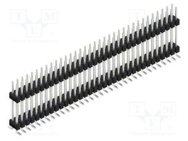 Connector: pin strips; pin header; male; PIN: 68; 2.54mm; SMT; 2x34