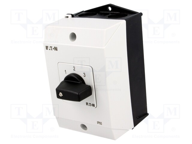 Switch: step cam switch; Stabl.pos: 5; 20A; 0-1-2-3-4; Poles: 1