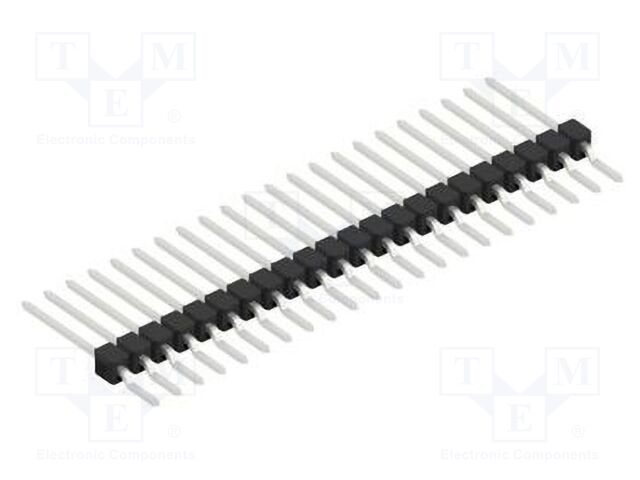 Connector: pin strips; pin header; male; PIN: 22; 2.54mm; SMT; 1x22