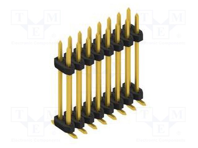 Connector: pin strips; pin header; male; PIN: 16; 2mm; SMT; 2x8; 100V