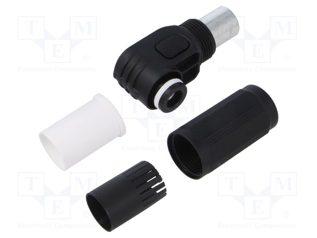 Connector: DC supply; plug; ES-250A; PIN: 1; for cable; crimped
