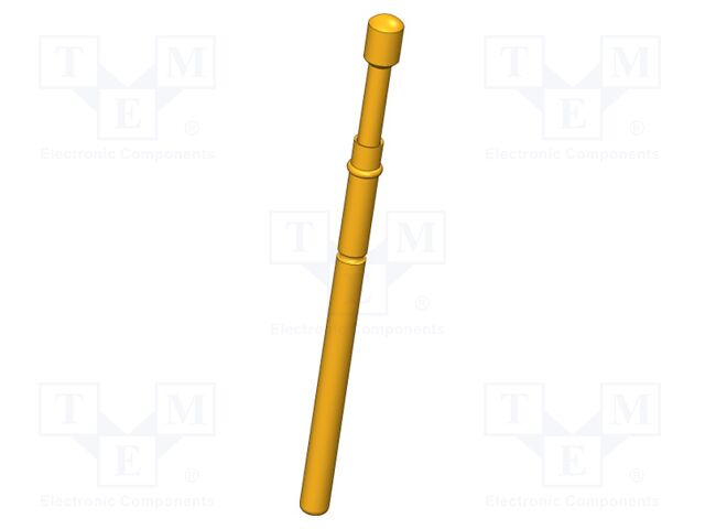 Test needle; Operational spring compression: 4mm; 5A; Ø: 2mm; 1.5N