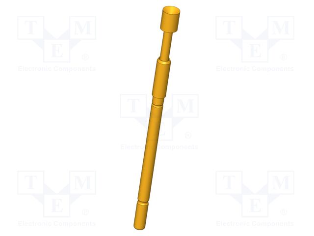 Test needle; Operational spring compression: 4mm; 8A; Ø: 2.5mm