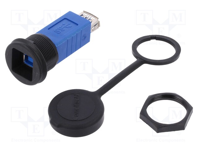 Adapter; USB 3.0 A socket,USB 3.0 B socket; 1310; USB 3.0; IP67