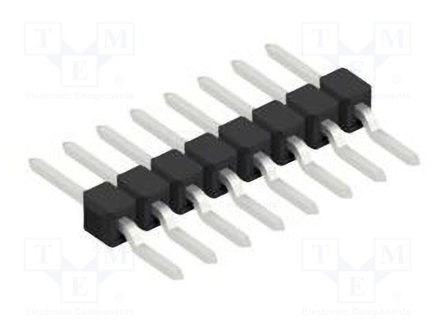 Connector: pin strips; pin header; male; PIN: 8; 2.54mm; SMT; 1x8