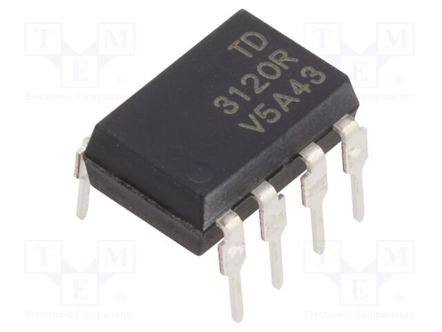 Optocoupler; THT; OUT: totem pole; 5kV; DIP8; Colour: black