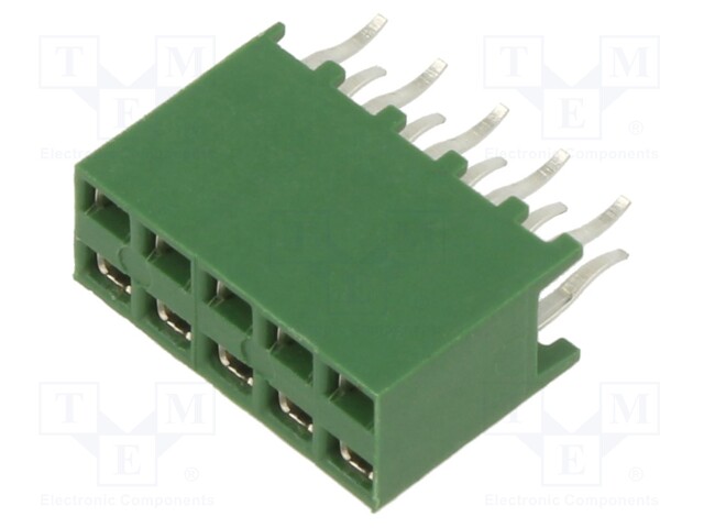 2X5P HV100 REC CON. TE, 8.5MM