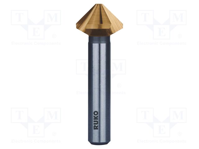 Countersink; high speed steel; Ø: 5mm; steel,plastic; cylindrical