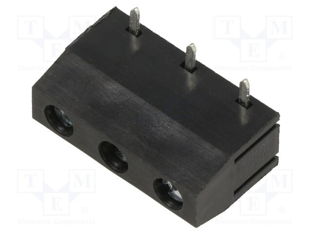 PCB terminal block; straight; 7.5mm; ways: 3; on PCBs; terminal