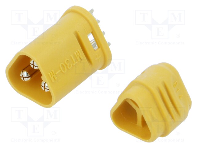 Plug; DC supply; MT30; male; PIN: 3; for cable; soldered; 15A; 500V