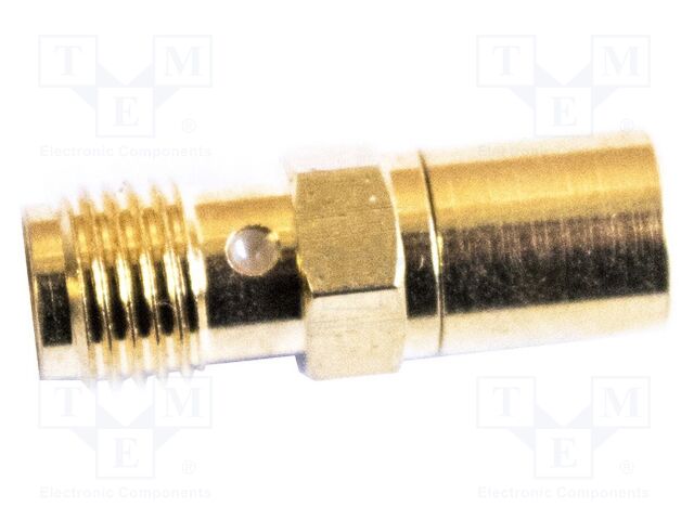 Adapter; 19mm; Insulation: PTFE; -40÷165°C; SMA female,SMB female