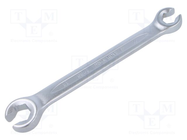 Wrench; for brake lines; 11mm,13mm; Chrom-vanadium steel