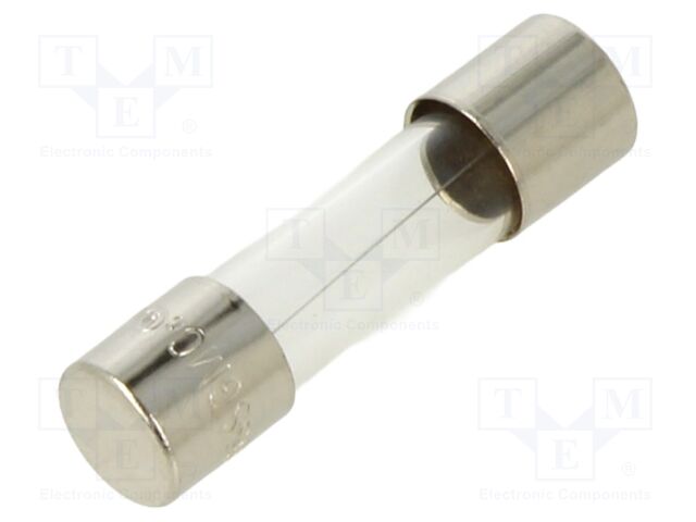 Fuse: fuse; medium time-lag; 1A; 250VAC; cylindrical,glass; 5x20mm