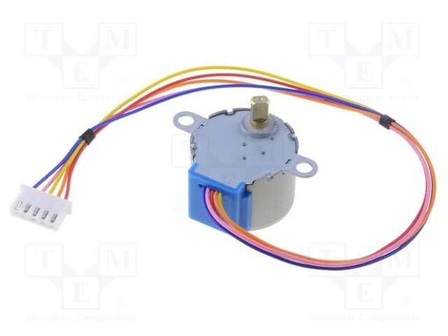 Stepper motor; Interface: PWM; PIN: 5; 5VDC; Leads: leads with plug
