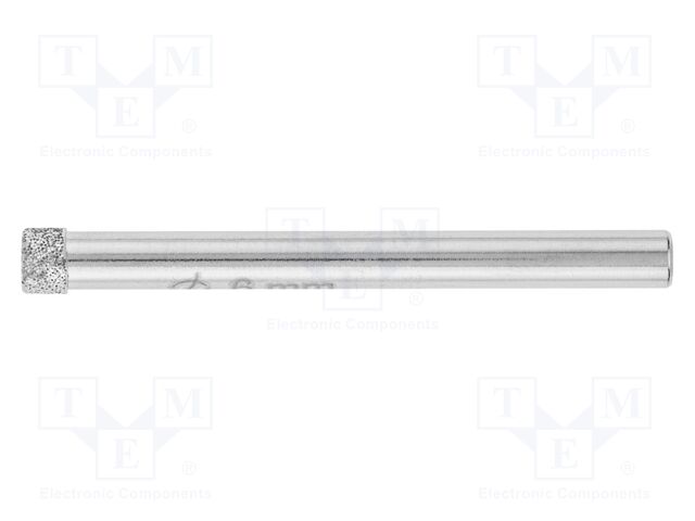 Drill bit; Ø: 6mm; Drill Bit: diamond; for stoneware