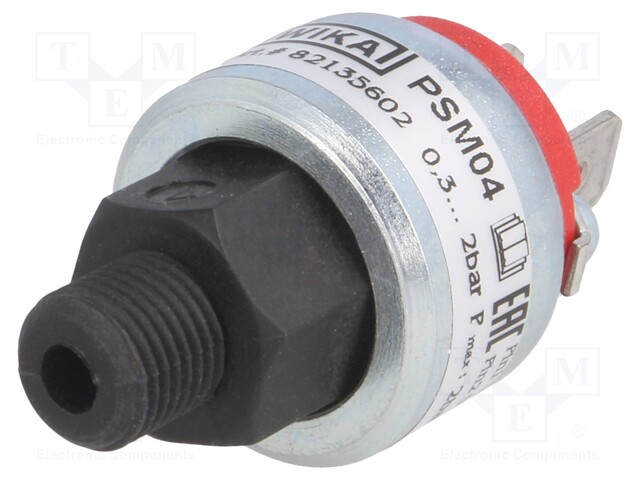 Module: pressure switch; pressure; 1÷8 bar; OUT 1: SPST-NO; 2A