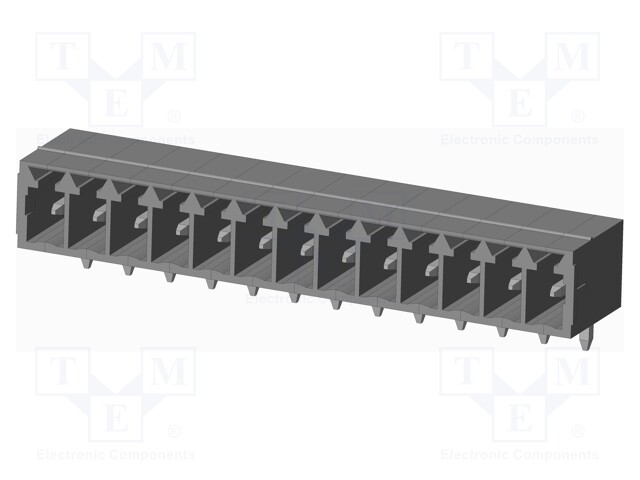 Connector: pluggable terminal block; socket; male; on PCBs
