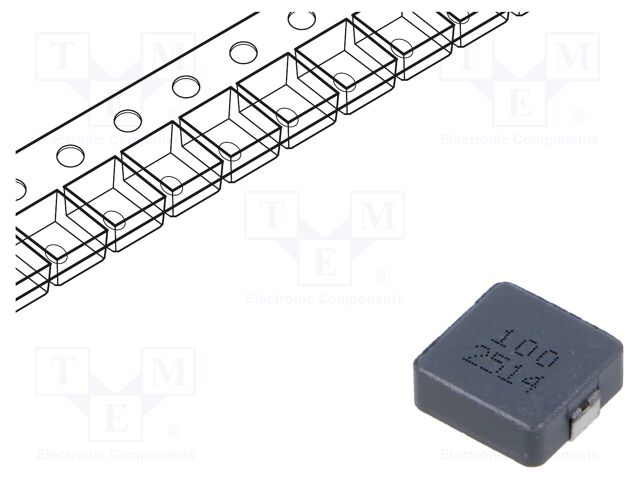 Inductor: wire; SMD; 10uH; ±20%; 11x10x3.8mm