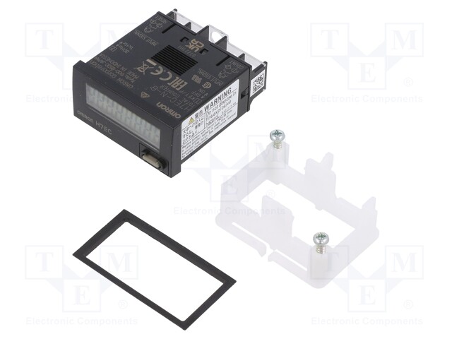 Counter: electronical; LCD; pulses; 99999999; IP66; IN 1: contact