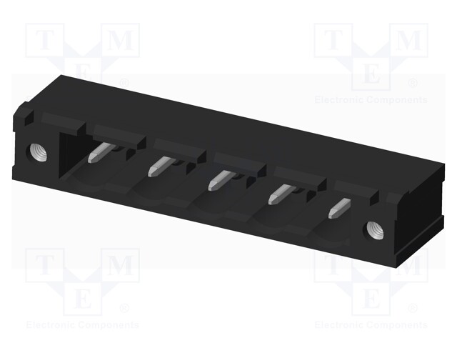 Connector: pluggable terminal block; socket; male; on PCBs