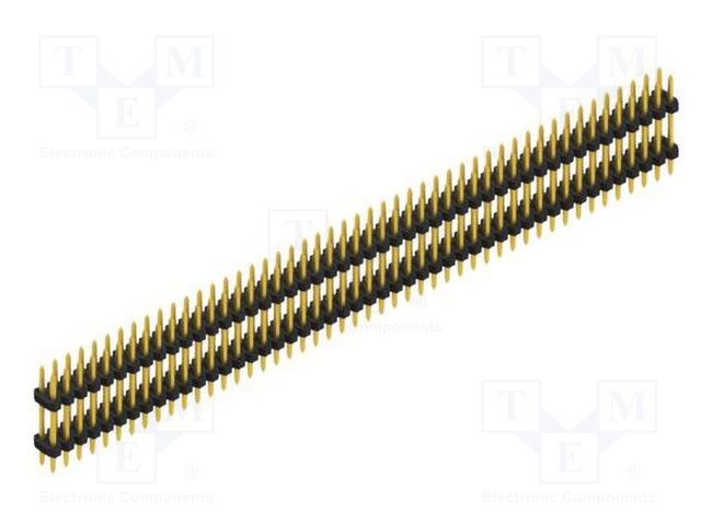Connector: pin strips; pin header; male; PIN: 96; 2mm; THT; 2x48