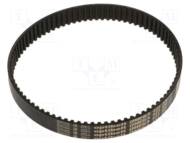 Timing belt; 5M; 425mm; metric; OMEGA