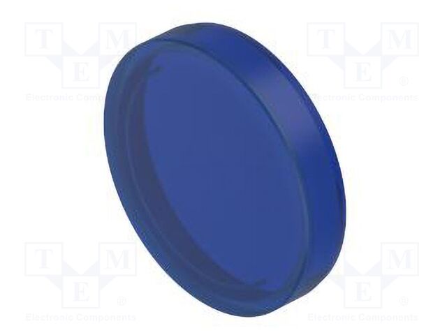Lens, Round, Blue, 04 Series