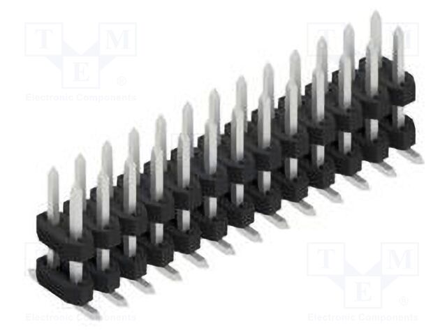 Connector: pin strips; pin header; male; PIN: 26; 2mm; SMT; 2x13