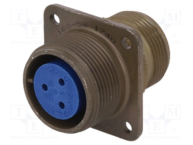 Connector: circular; Series: 97; socket,plug; female; PIN: 3; 13A