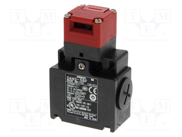 Safety switch: key operated; D4NS; NC x2 + NO; Features: no key